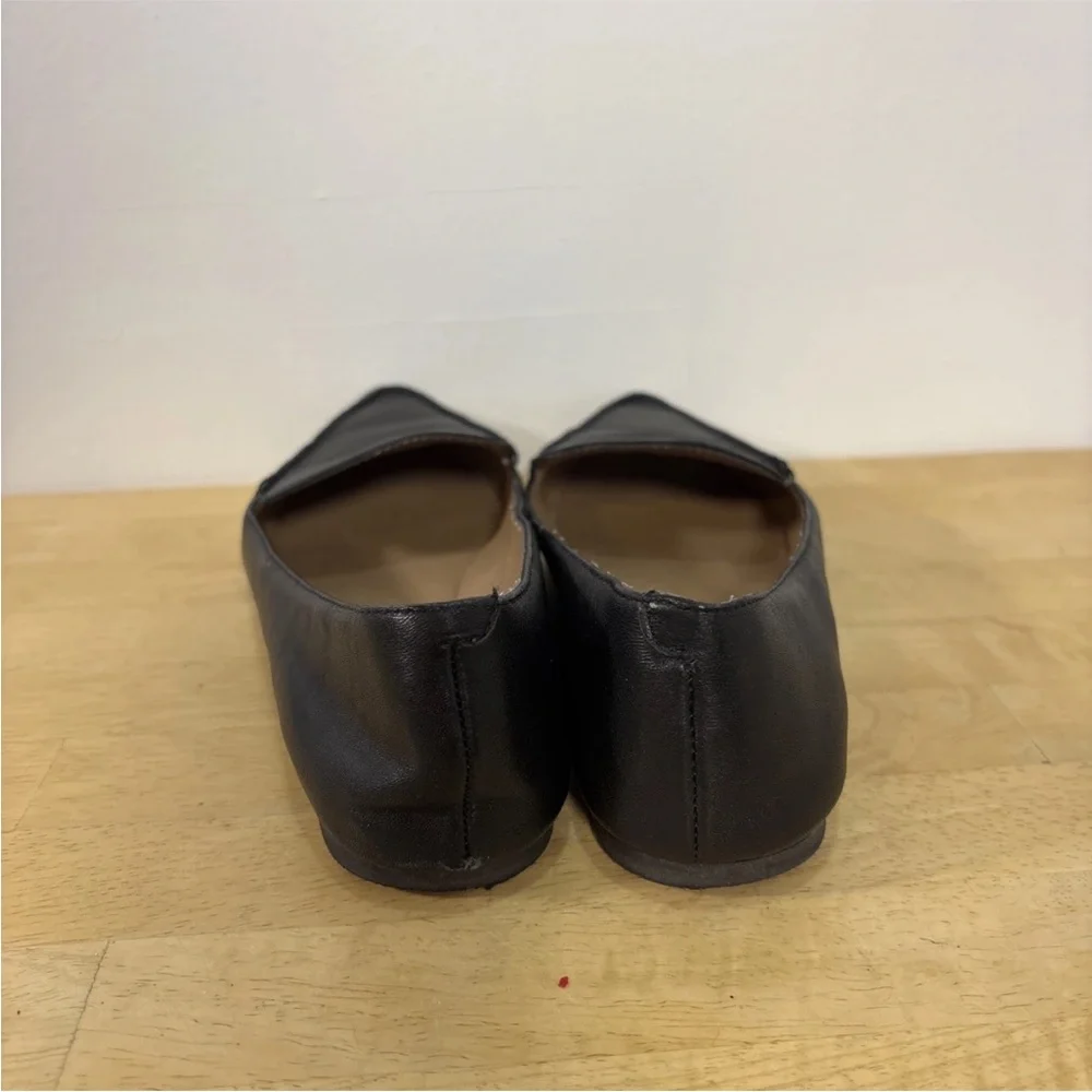 Steve Madden Women's Size 7.5 Leather Black Loafer Flats - Picture 3 of 9